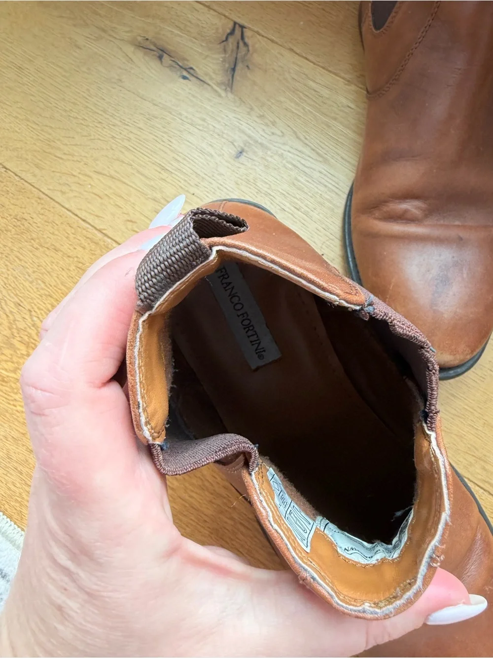 Franco Fortini Brown Leather Chukka Boots